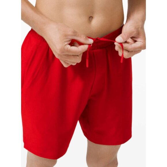 Lululemon Channel Cross Swim Short *7" Dark Red Size M 26597 - Picture 9 of 11